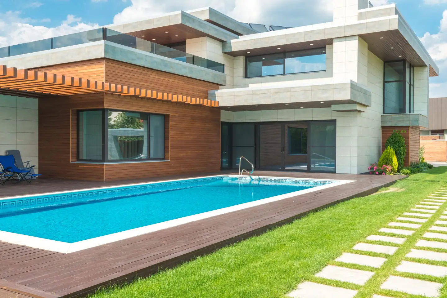 Swimming pool built in Huntingdon, NSW